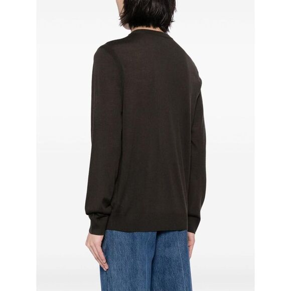 PAUL SMITH Crew Neck Long Sleeve Sweater Men GREEN Sweaters & Cardigans